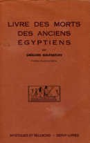 Livre des morts des anciens égyptiens - couverture livre occasion