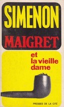 couverture réduite de 'Maigret et la vieille dame' - couverture livre occasion