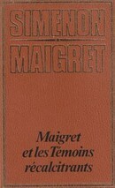 Maigret et les témoins récalcitrants - couverture livre occasion