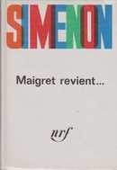 Maigret revient... - couverture livre occasion
