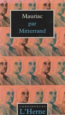 Mauriac par Mitterrand - couverture livre occasion