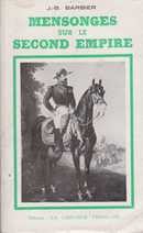 Mensonges sur le second Empire - couverture livre occasion