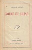 Noire et grise - couverture livre occasion