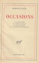 Occasions - couverture livre occasion