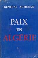 Paix en Algérie - couverture livre occasion