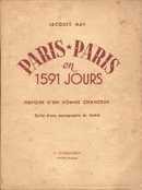 Paris-Paris en 1591 jours - couverture livre occasion