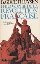 Philosophie de la Révolution Française - couverture livre occasion