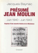 Présumé Jean Moulin - couverture livre occasion