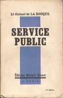 Service public - couverture livre occasion