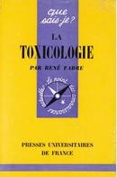 La toxicologie - couverture livre occasion