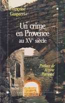 Un crime en Provence au XVe siècle - couverture livre occasion