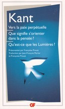 Vers la paix perpétuelle - couverture livre occasion