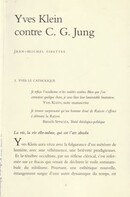 Yves Klein contre C. G. Jung - couverture livre occasion